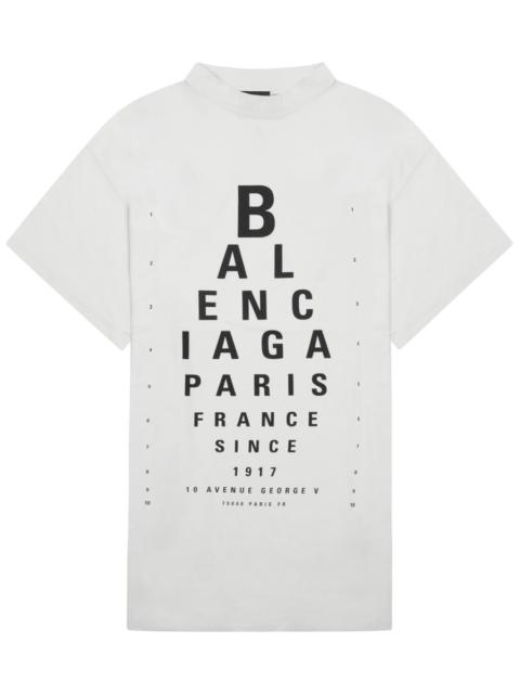 BALENCIAGA COTTON T-SHIRT WITH PRINT