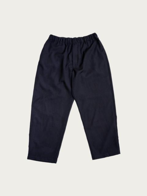 JAMES COWARD Carry On Pant - Dark Navy Wool Gabardine