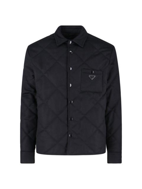 Prada Prada Men Diamond Quilted Jacket