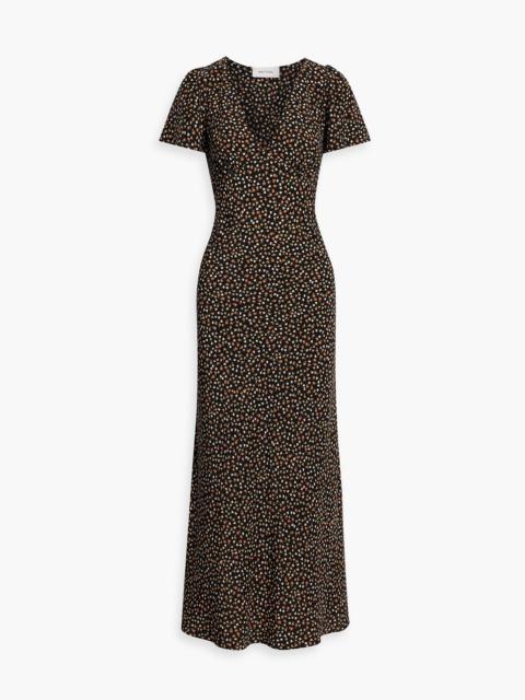 MATTEAU Floral-print silk crepe de chine maxi dress