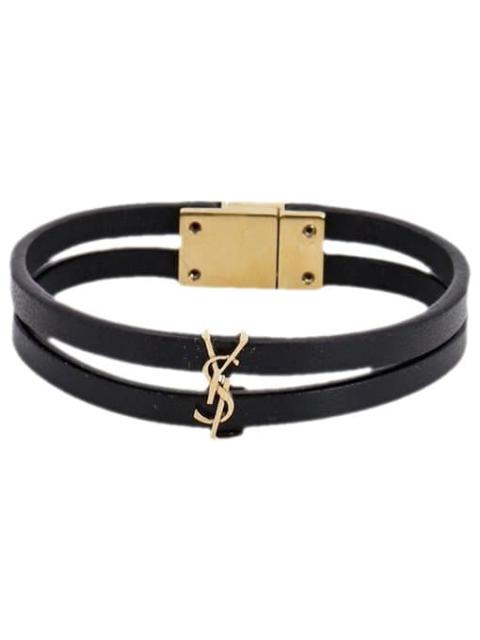 SAINT LAURENT Leather bracelet