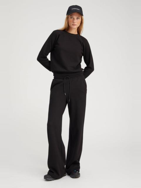 SPRWMN BLACK BAGGY SWEATPANTS