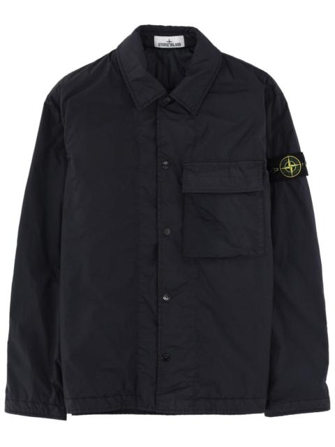 Stone Island PADDED OVERSHIRT WITH LOGO PATCH