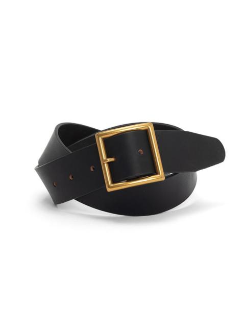 visvim PLAIN BELT 40MM BLACK