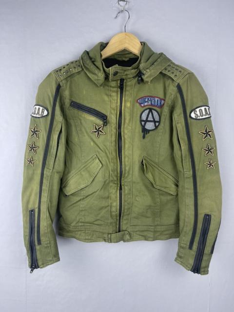 Other Designers If Six Was Nine - Vintage Sons Of Anarchy Bikers S.O.A.B Punk Rider Jacket