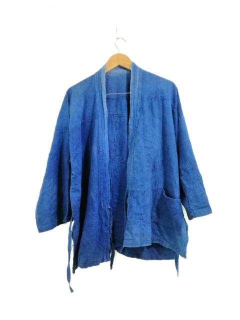 Other Designers Indigo Dye Sashiko Noragi Kimono Oversized Visvim Design