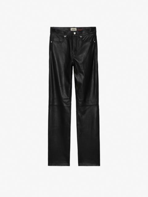 Zadig & Voltaire John Leather Pants