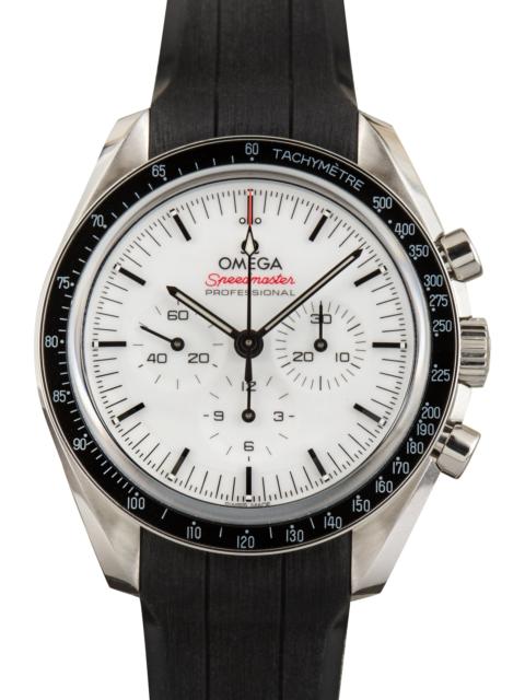 OMEGA Used White Chronograph Dial Omega Speedmaster Moonwatch Professional