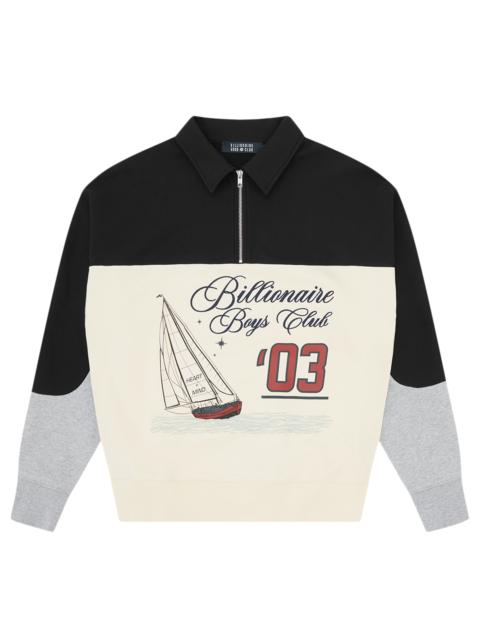BILLIONAIRE BOYS CLUB REGATTA PANELLED QUARTER ZIP