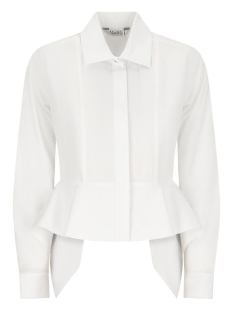 Max Mara peplum-hem shirt