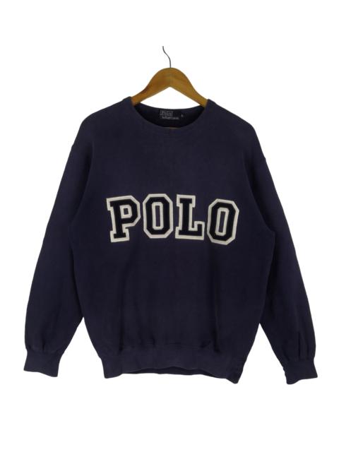 Other Designers Polo Ralph Lauren - Vintage Polo Ralph Lauren Spellout Sweatshirt Big Logo