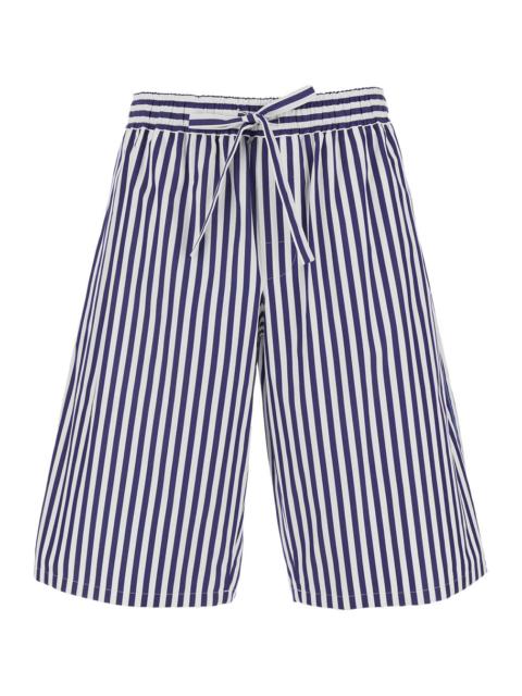 Dolce & Gabbana Dolce & Gabbana Men Bowling In Popeline Di Cotone Rigata