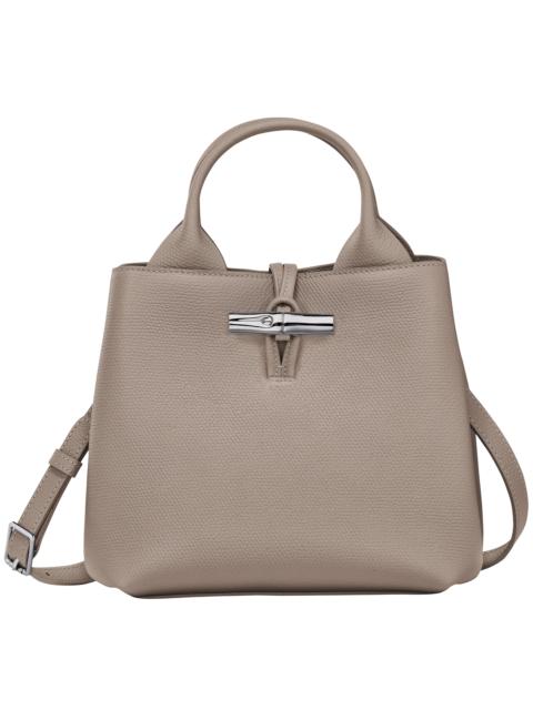 Longchamp Le Roseau S Handbag Clay - Leather