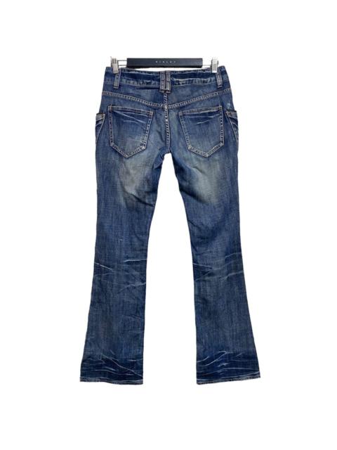 Other Designers Japanese Brand Michel Klein Homme Denim Flare Jeans
