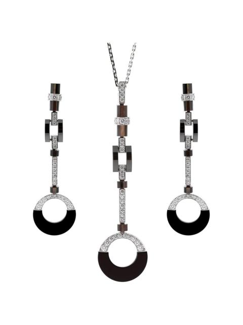 Cartier Cartier 18K 2.46 ct. tw. Diamond Drop Necklace & Earrings (Authentic Pre-Loved)