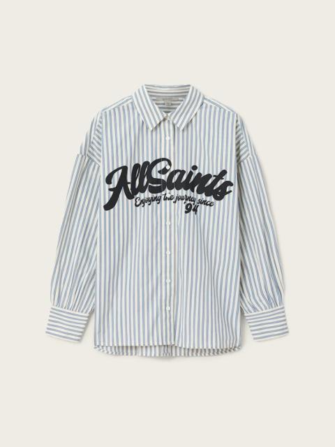 ALLSAINTS ADRIANNE RELAXED STRIPED SHIRT