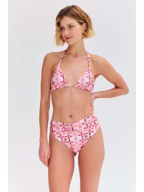 PatBO SINTRA FLOWER HIGH WAIST BIKINI BOTTOM