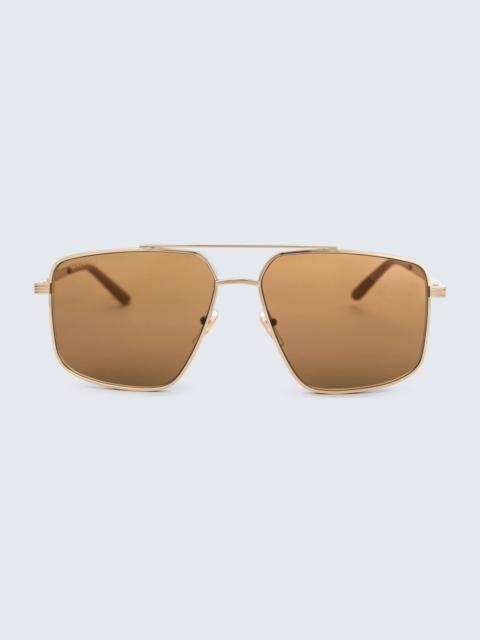 GUCCI Metal aviator sunglasses