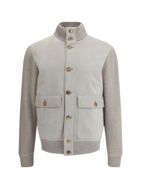 Brunello Cucinelli Brunello Cucinelli Men Suede Jacket