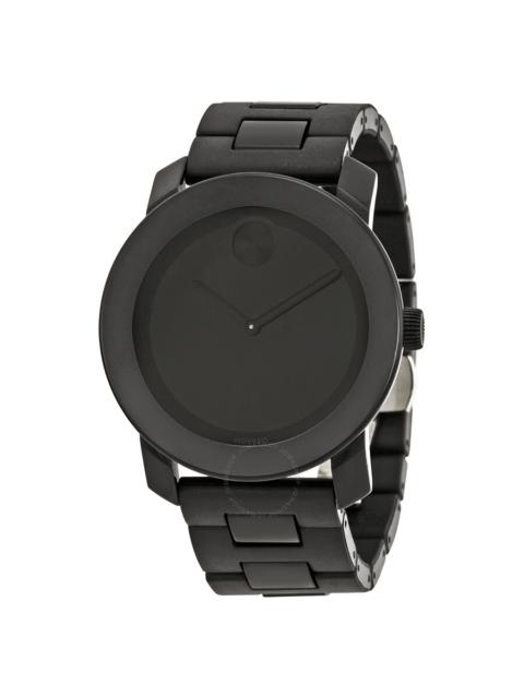 Other Designers Open Box - Movado Bold Large Black Dial Black TR90 Composite Men's Watch 3600047