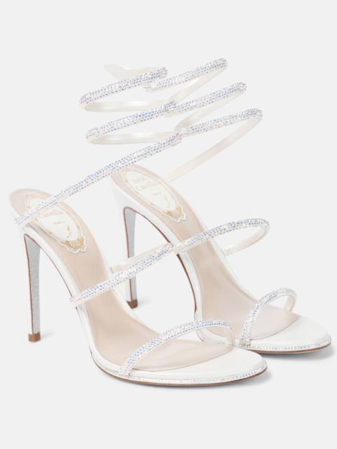 RENE CAOVILLA Cleo embellished leather sandals