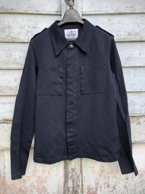 Other Designers Issey Miyake Zucca Military Design Polyester Button Shirt