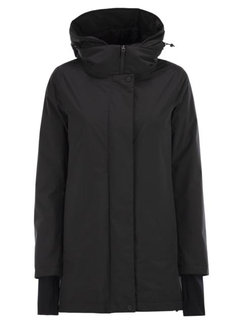 Herno Herno Women A-Shaped Down Jacket With Hood, 2 Layers
