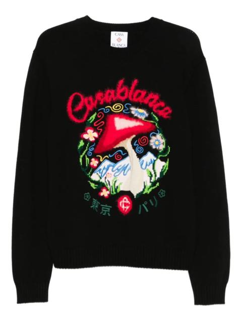 CASABLANCA Embroidered Sweater