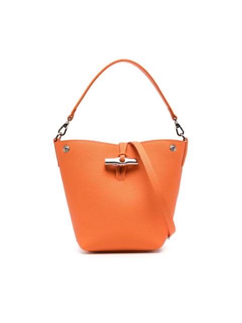 XS Le Roseau Essential leather bucket bag