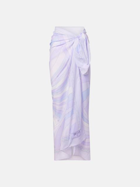 PUCCI Iride cotton beach cover-up