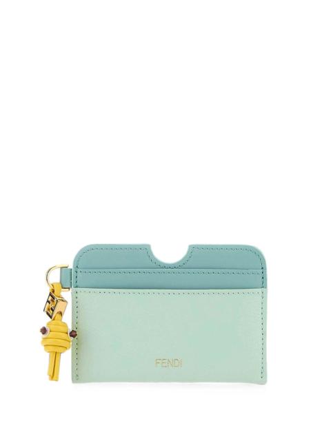 FENDI Fendi Women Ff Diamonds Leather Card Case