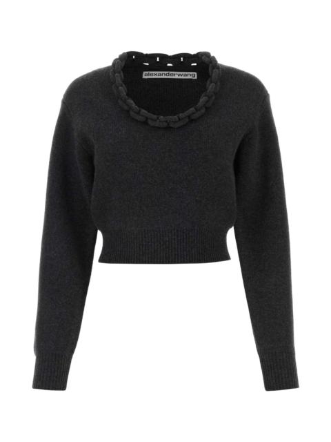 Graphite Wool Blend Sweater
