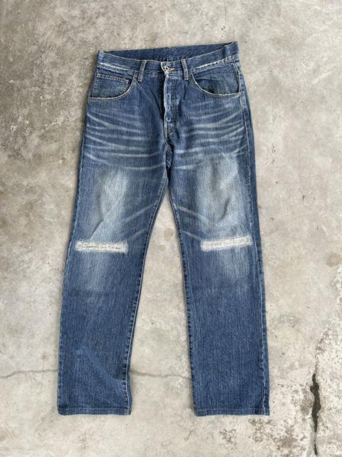 Other Designers AG Adriano Goldschmied × Japanese Brand - Blue Private Brand AG Japan Knee Reconstruct denim