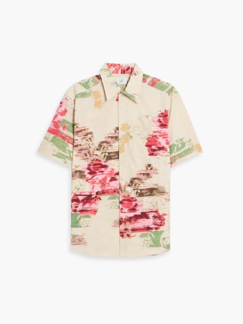 Other Designers Printed cotton-poplin shirt