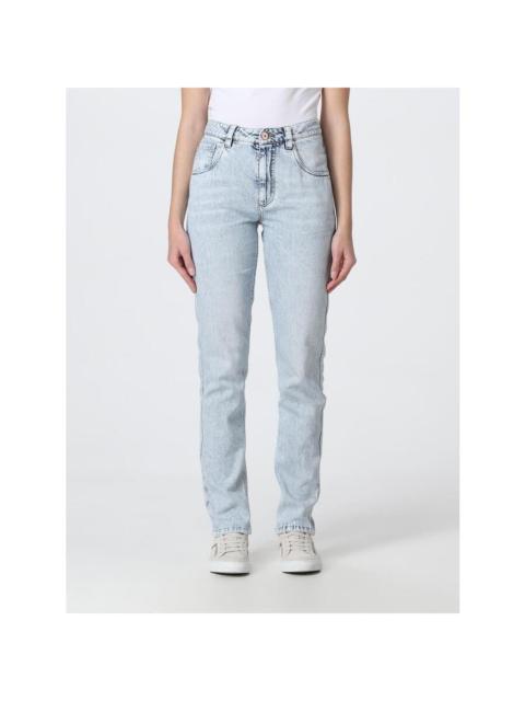 Brunello Cucinelli Brunello Cucinelli Wolight Blue Straight Trousers