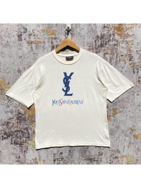 SAINT LAURENT Vintage 90s Yves Saint Laurent Shirt Boxy YSL Luxury Brand