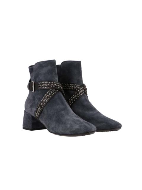 Tod's Tods Womens Blue/Black Wedg, Size 7