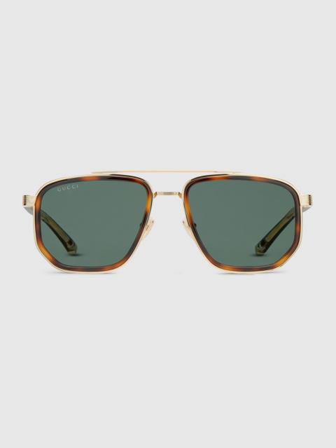 GUCCI Navigator frame sunglasses