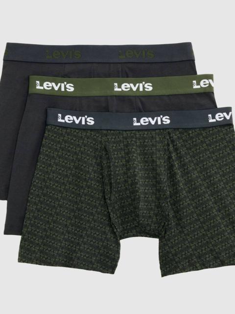 Levi's LOGO PRINT BOXER BRIEFS (3-PACK)