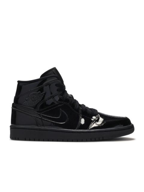 Jordan WMNS JORDAN 1 MID PATENT SE 'TRIPLE BLACK'