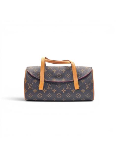 Louis Vuitton Monogram Sonatine Canvas Shoulder Bag Handbag Brown