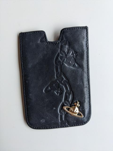 Vivienne Westwood Vivienne Westwood leather phone case orb logo