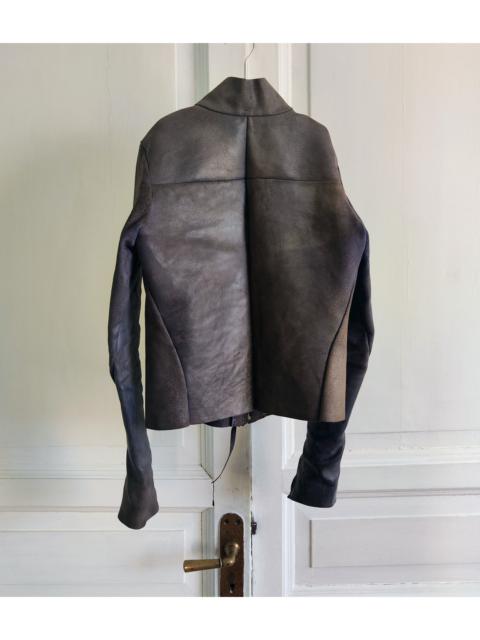 M.A+ Aviator leather jacket.Like C Christian Poell or Rick Owens