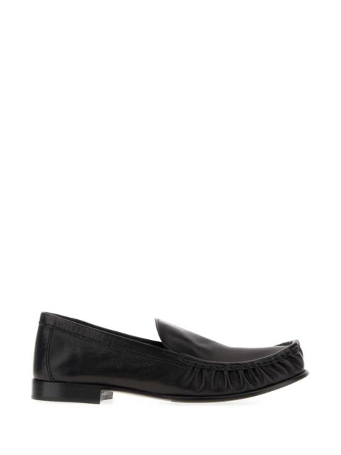 Miu Miu Miu Miu Women Black Leather Loafers
