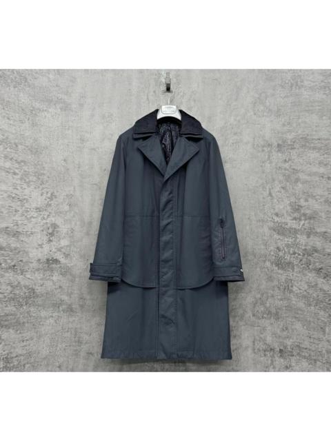 Dior DIOR Long Jacket with All-Over Monogram Logo Lining