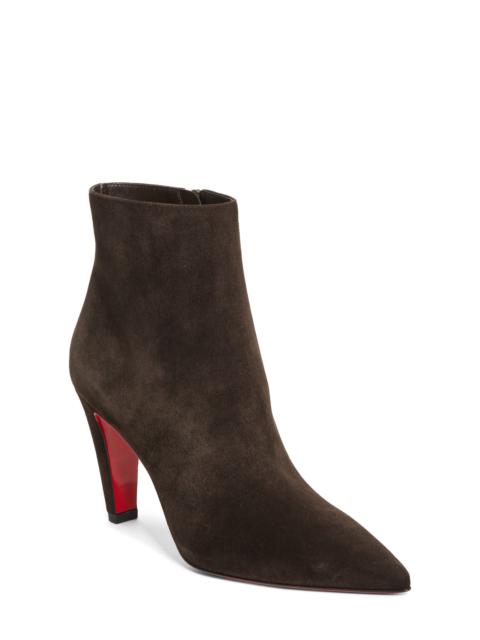 Christian Louboutin Christian Louboutin Vibella Pointed Toe Bootie in 7164  Cafe at Nordstrom