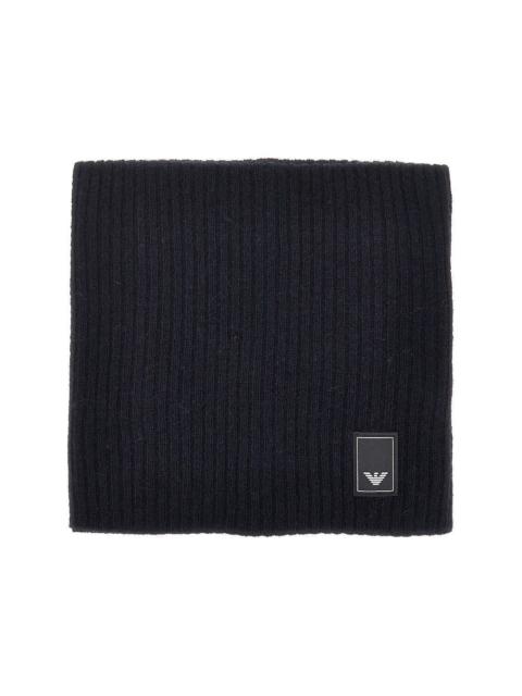 EMPORIO ARMANI Emporio Armani Wool Cashmere Neck Warmer Blue