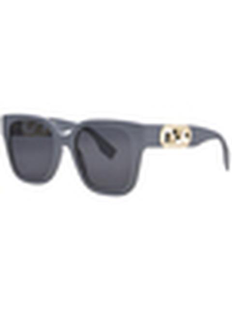 FENDI Fendi Grey Square Ladies Sunglasses FE40063I 20A 54