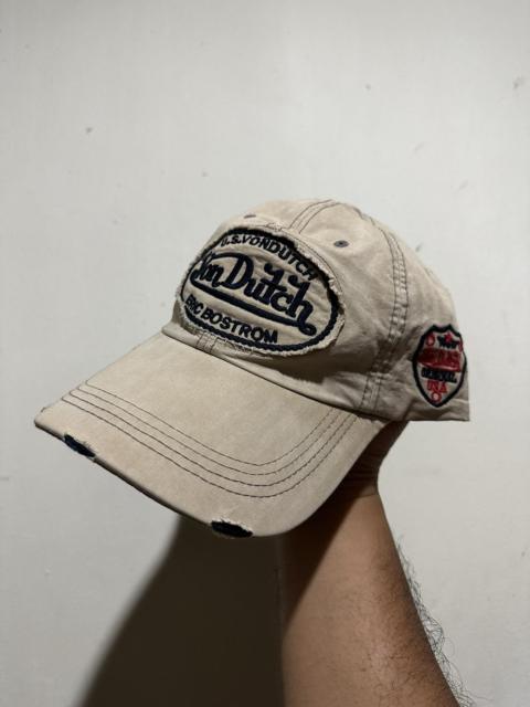 Other Designers Japanese Brand - Vtg Distress Eric Bostrom Von Dutch Cap