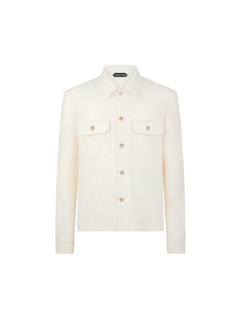 TOM FORD CASHMERE CHEST POCKET OUTERSHIRT